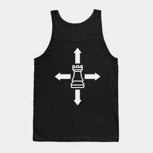 Chess - Rook movements Tank Top